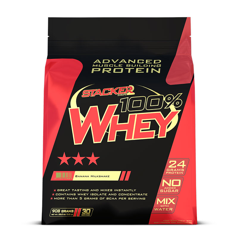 100% Whey – Banana Milkshake [908g]