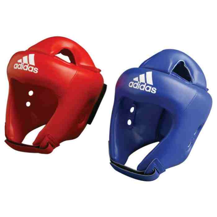 Adidas Rookie hoofdbeschermer rood-blauw - www.jokasport.nl