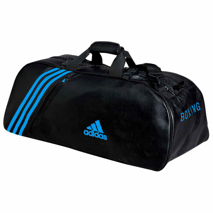 Adidas-boxing-super-sporttas-zwart-blauw