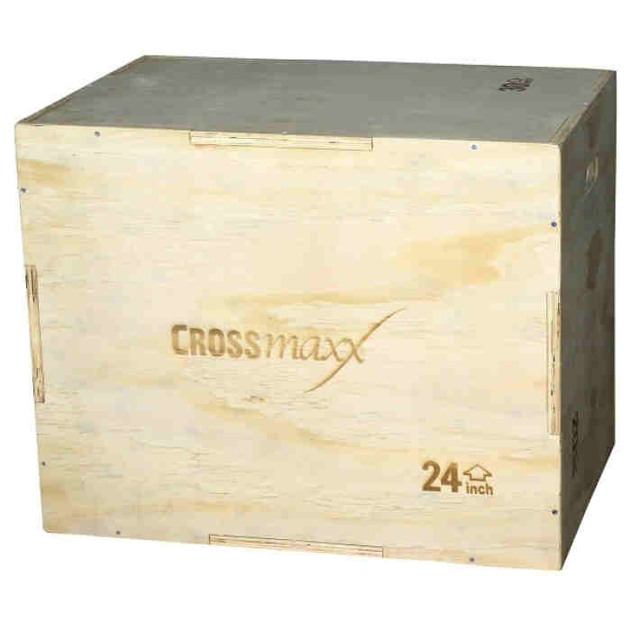 CROSSMAXX HOUTENPLYO BOX (3-LEVEL) VERSTEVIGD - www.jokasport.nl