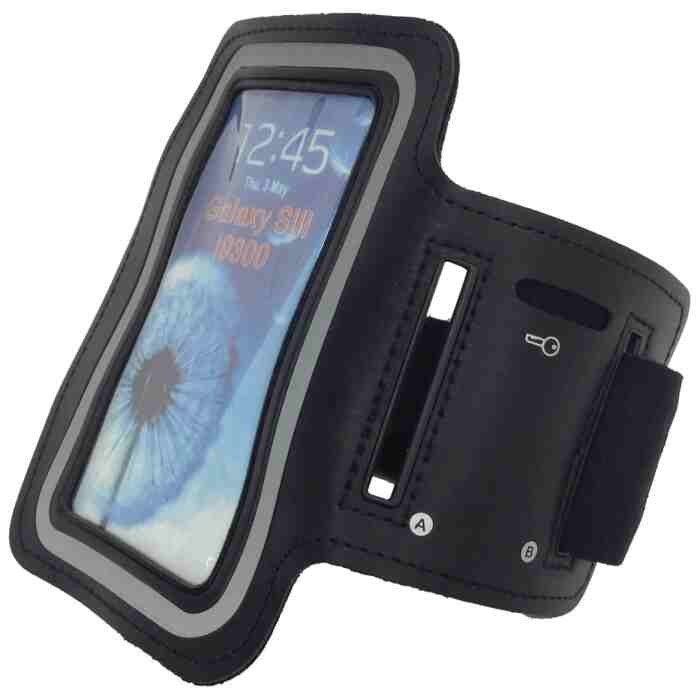 Tunturi Sport Telefoonarmband - Smartphone Armband - Zwart