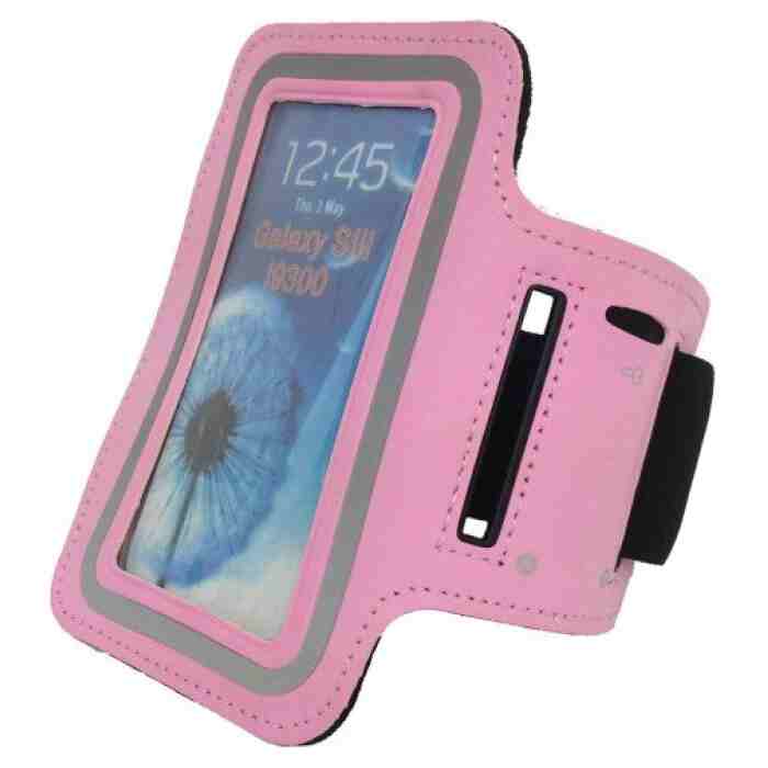 Tunturi Sport Telefoonarmband - Smartphone Armband - Roze