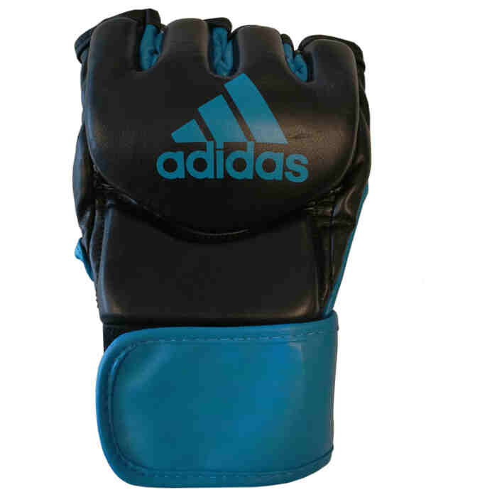 Adidas Grappling Training Handschoenen Zwart/Blauw