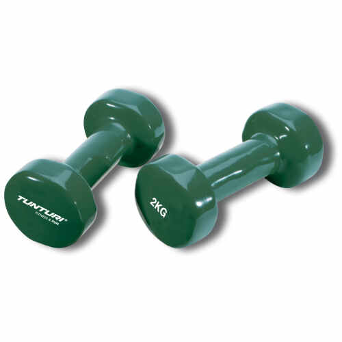 Tunturi Vinyl Dumbells 1,5 Kilo (14TUSFU110) - www.jokasport.nl