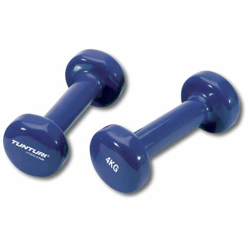 Tunturi Vinyl Dumbells 4,0 Kilo (14TUSFU110) - www.jokasport.nl