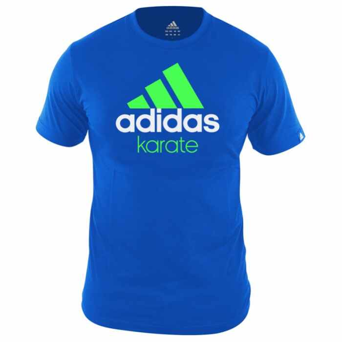Adidas Community T-Shirt Blauw / Groen Boxing - www.jokasport.nl