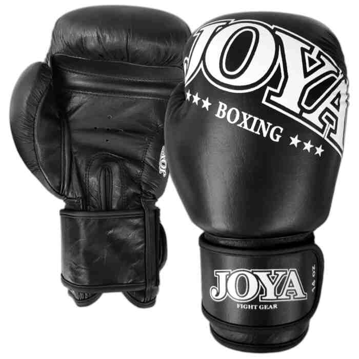 Joya Boxing Glove "New Model" Leather All-Black - www.jokasport.nl