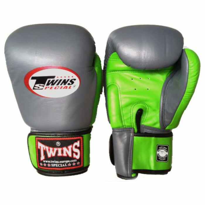 Twins BGVL-3 Boxing Gloves Grijs / Groen
