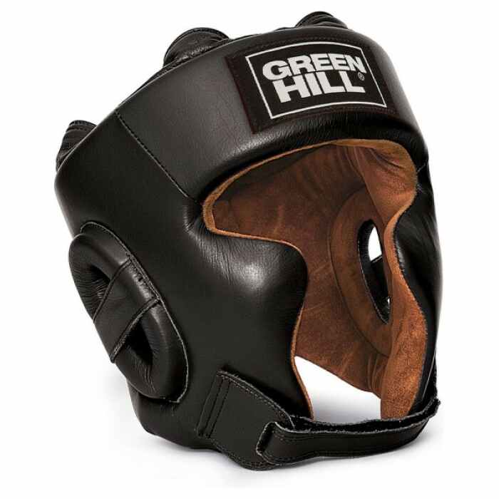 Green Hill Head Guard "SPARTAN" Black - www.jokasport.nl