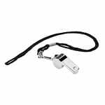 Tunturi Whistle Chrome Large with Lanyard 14TUSTE020 - www.jokasport.nl