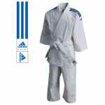 Adidas Judopak J200 Evolution Wit/Blauw  – Jokasport.nl