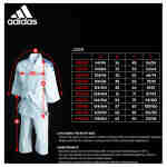 Adidas Judopak J200 Evolution Wit/Blauw - Jokasport.nl