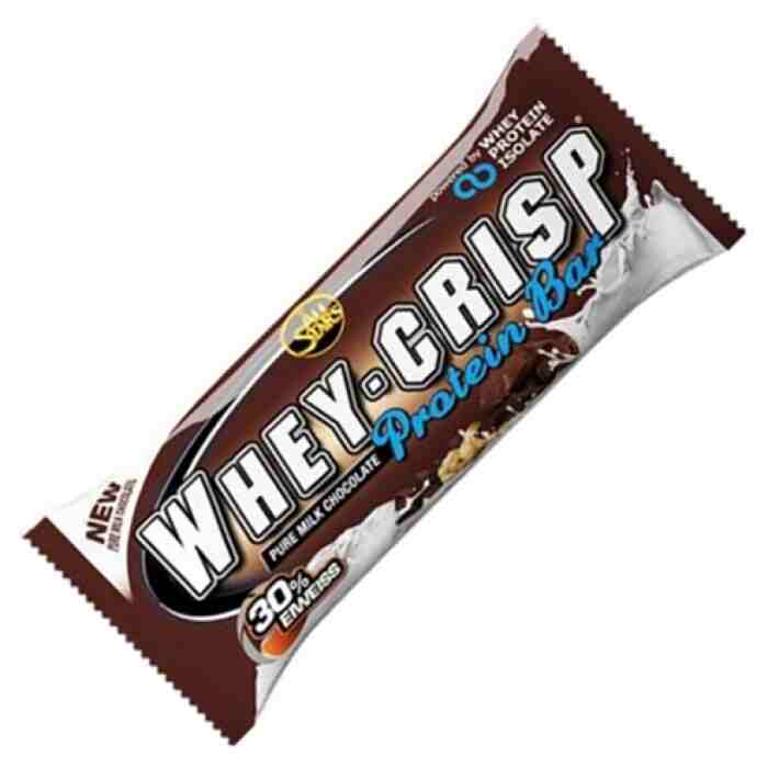 All Stars Whey-Crisp Protein Bar Milk Chocolate - jokasport.nl
