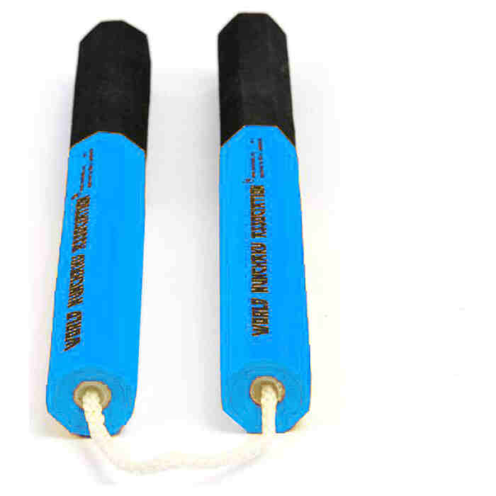 WNA Nunchaku Achthoek Senior Blauw-13143