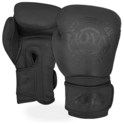 Joya Fight Fast Bokshandschoenen Leer - Matzwart - www.jokasport.nl