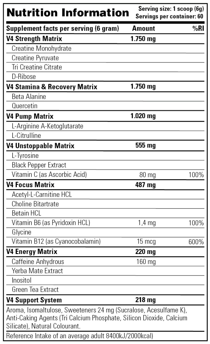 Stacker 2 Rush V4 60 servings-340594