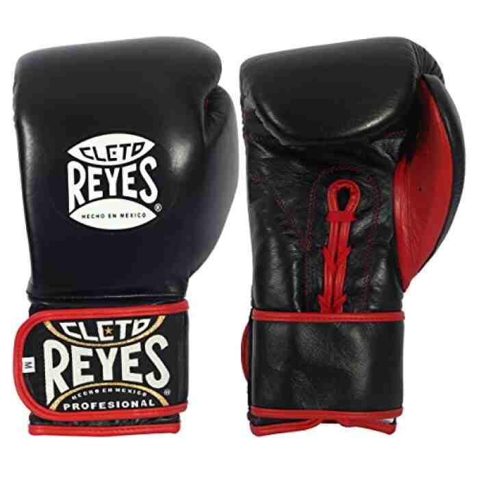 Cleto Reyes Hybrid Training Gloves - Black Red - www.jokasport.nl