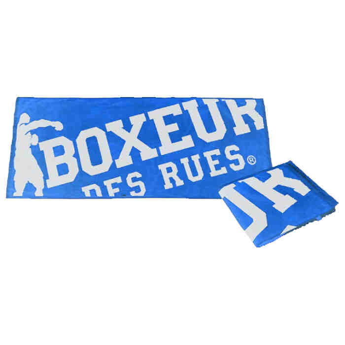 Boxeur des Rues Gym Towel Blue
