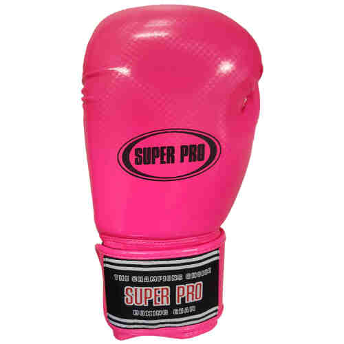 Super Pro Shiny Skintex Gloves - Pink - jokasport.nl