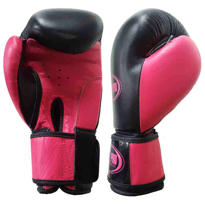 Super Pro "Basic" Gloves - Black / Pink - www.jokasport.nl
