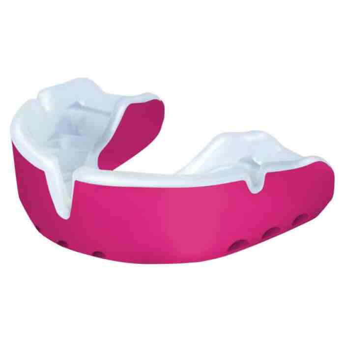 OPRO Self-Fit Mouthguard Gold Series - Pink / White