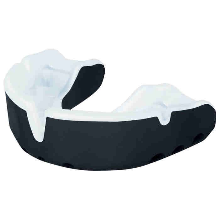OPRO Self-Fit Mouthguard Gold Series - Black / White