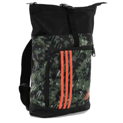 Adidas Training Military Sporttas Camouflage Oranje