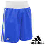 Adidas Slim Fit Lightweight Boxing Short blauw