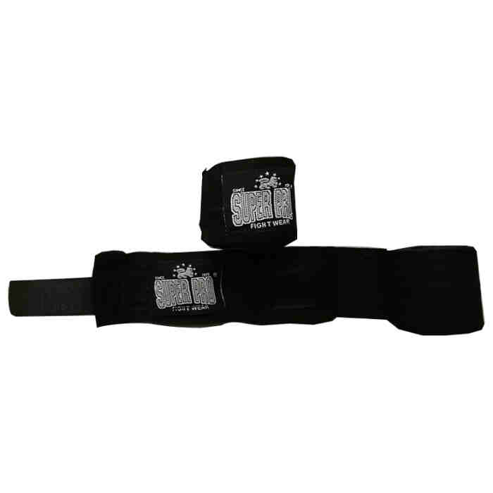 SUPER PRO RETRO BANDAGE ZWART 350CM - www.jokasport.nl