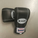 Windy Lederen Zakhandschoen Blauw XL-0