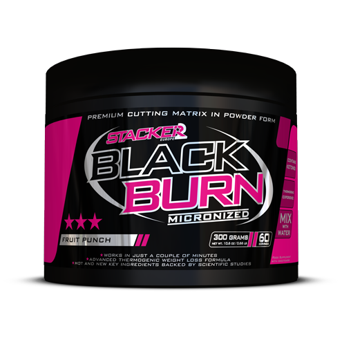 Stacker 2 Black Burn Micronized 300gr (60 servings) - www.jokasport.nl