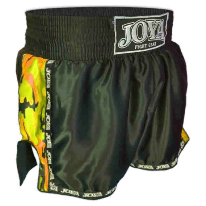 Joya Kickboxing Short "Camo Yellow''-0