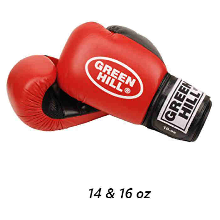 Green Hill Fighter Boxing Gloves Red - www.jokasport.nl