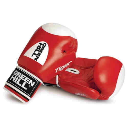 Green Hill Boxing Gloves Tiger Target 2.0 - Rood - jokasport.nl