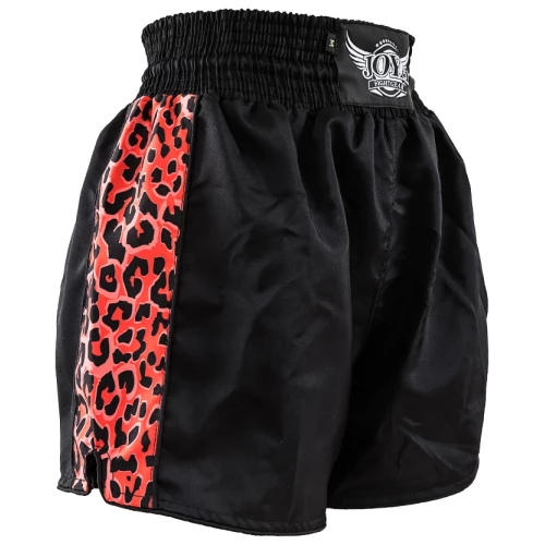 Joya Dames Kickboks Broekje - Satijn - Leopard - www.jokasport.nl