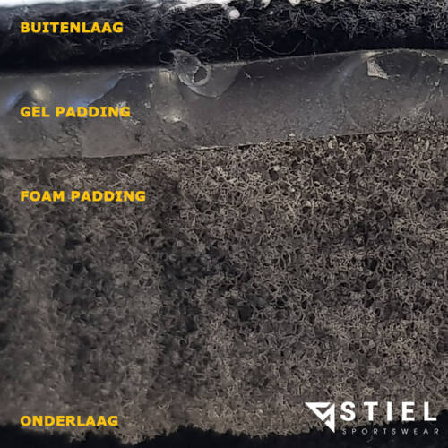Stiel Sport Gel Binnenhandschoenen - Zwart - www.jokasport.nl