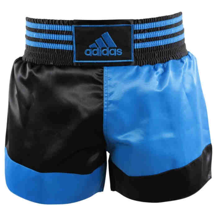 adidas Thai- en Kickboksshort Blauw/Zwart - JOKASPORT