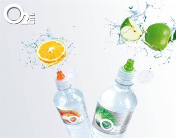 O2c Wasser O2 Life Mineraalwater met een smaakje en extra zuurtstof!