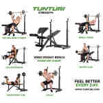 Tunturi WB50 Medium Breedte Halterbank-24620