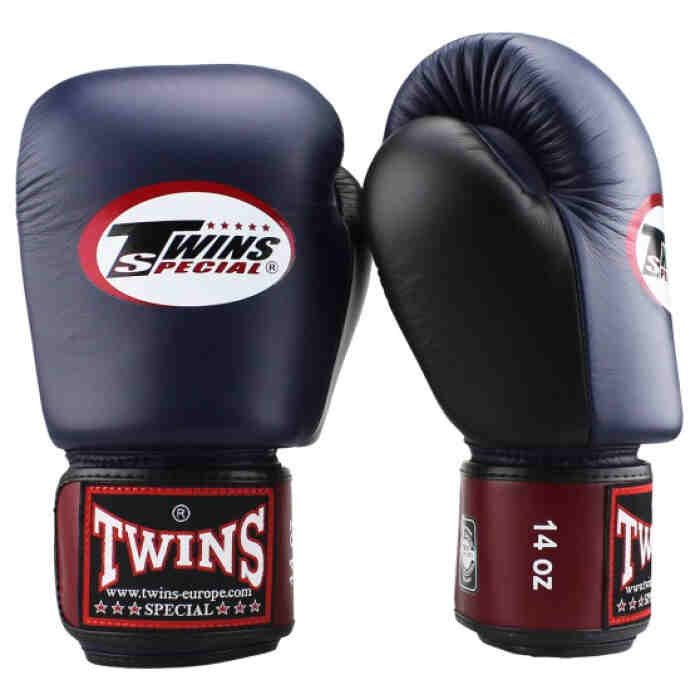 Twins BGVL-4 Boxing Gloves Wine Red Bleu - www.jokasport.nl