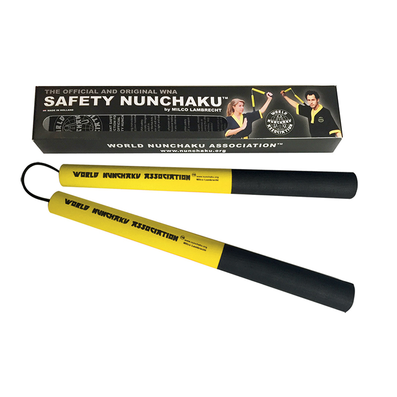 WNA Nunchaku Rond Senior Geel