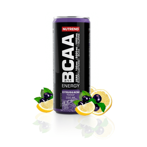 Nutrend BCAA Energy Drink 2:1:1 - Citrus en Acai 330ml - Jokasport.nl