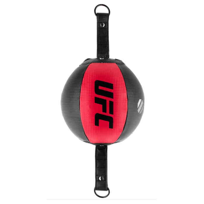 UFC Contender PU Double End Ball 20 cm Zwart Rood-Jokasport.nl