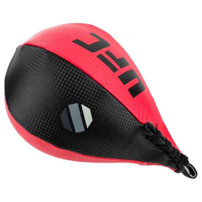 UFC Contender PU Speedball 25x17 cm Zwart Rood - Jokasport.nl