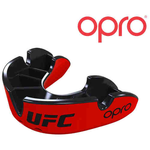 UFC Gebitsbeschermer Silver Rood Zwart- Jokasport.nl