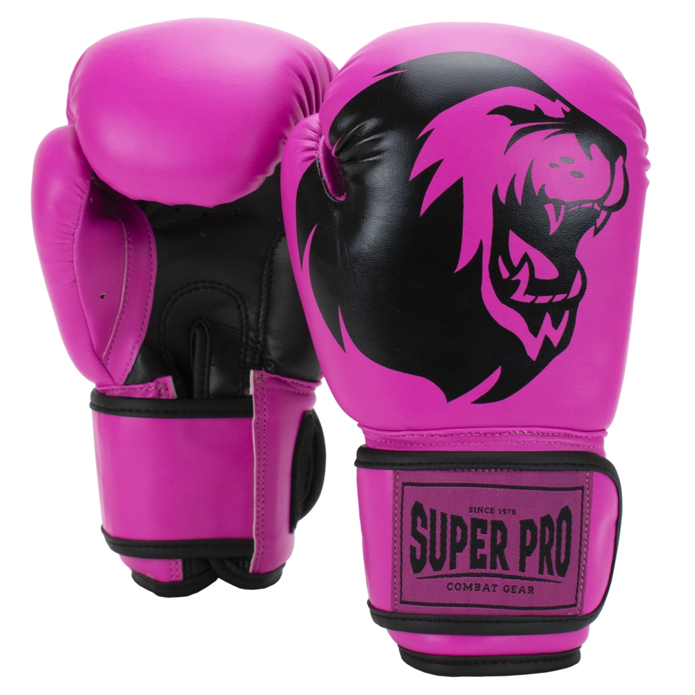 Super Pro Talent Bokshandschoenen Roze/Zwart