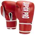 SUPER PRO WINNER WEDSTRIJDHANDSCHOENEN VELCRO ROOD/WIT - www.jokasport.nl