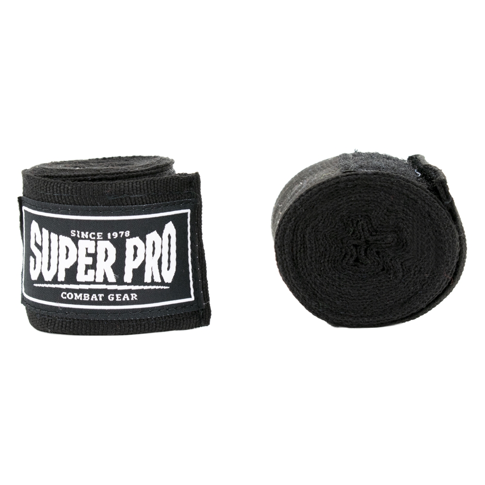 Super Pro Bandages Zwart - Senior