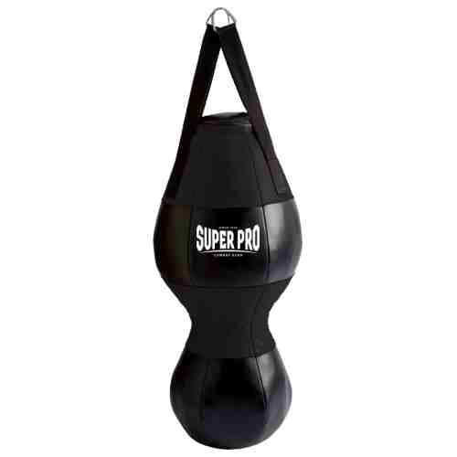 Super Pro Uppercut Bokszak Zwart 80x33 cm-0