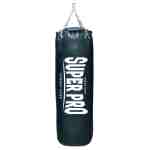 Super Pro Bokszak Classic Vertical Logo Zwart 100cm-0